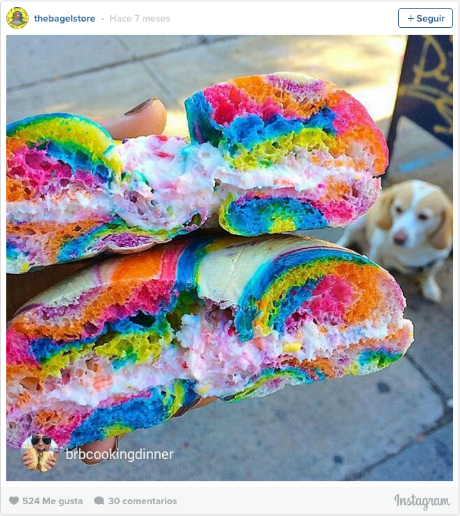 Rainbow-food-donuts